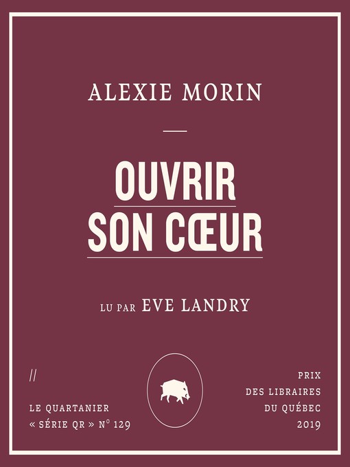 Title details for Ouvrir son coeur by Alexie Morin - Wait list